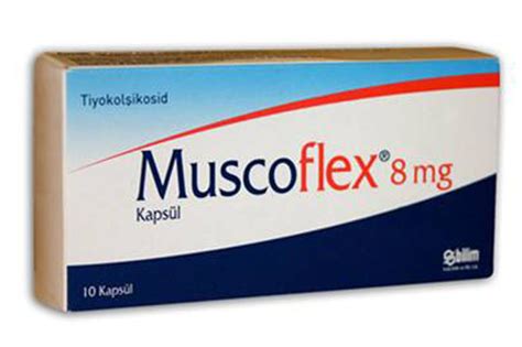 Muscoflex 8 Mg 10 Kapsul Fiyatı