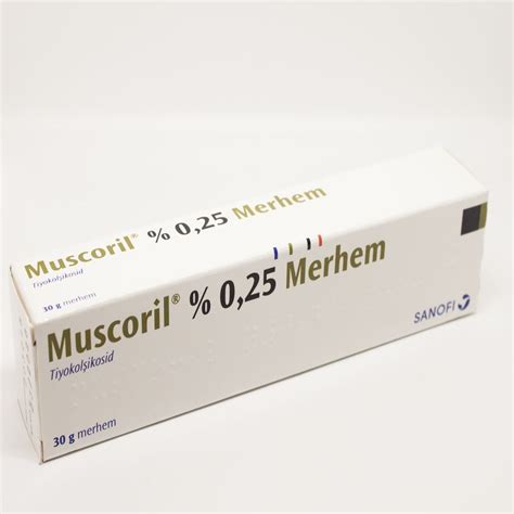 Muscoril %0.25 30 Gr Merhem Fiyatı