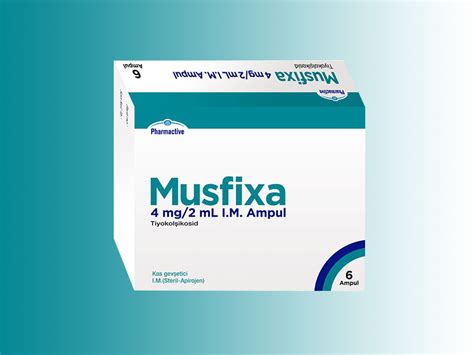 Musfixa 4 Mg/2 Ml Enjeksiyonluk Cozelti (6 Ampul)