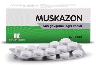 Muskazon 300 Mg / 250 Mg Tablet (20 Tablet)