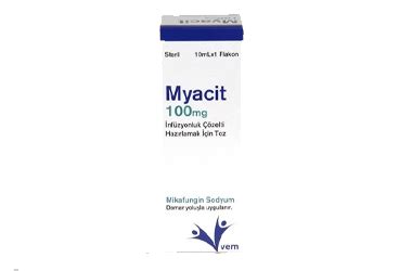 Myacit 100 Mg Infuzyonluk Cozelti Hazirlamak Icin Toz (1 Flakon)
