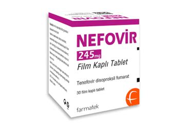 Nefovir 245 Mg 30 Film Kapli Tablet