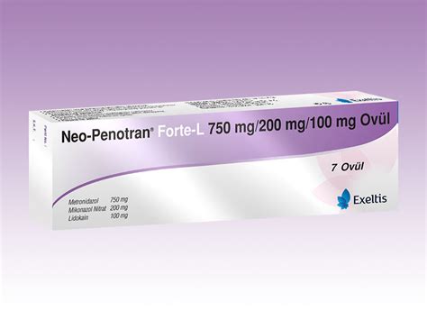 Neo-penotran Forte-l 750 Mg/ 200 Mg/ 100 Mg 7 Ovul