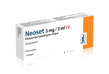 Neoset 3 Mg/3 Ml Iv Infuzyon Icin Cozelti Iceren Ampul (1 Ampul) Fiyatı