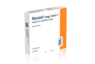Neoset 3 Mg/3 Ml Iv Infuzyon Icin Cozelti Iceren Ampul (5 Ampul) Fiyatı