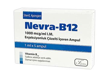 Nevra-b12 1000 Mcg/ml 5 Ampul Fiyatı