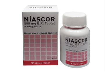 Niascor 500 Mg E.r. 28 Tablet
