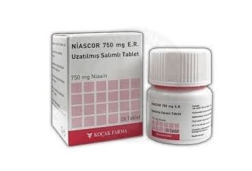 Niascor 750 Mg 98 E.r. Uzatilmis Salimli Tablet