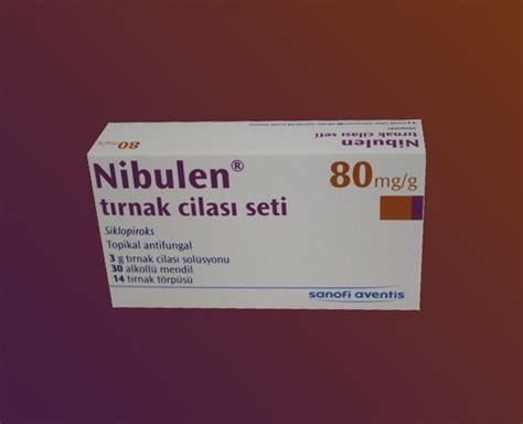 Nibulen 80 Mg/g Tirnak Cilasi Seti