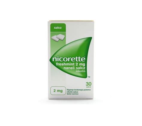 Nicorette Freshmint 2 Mg 30 Naneli Sakiz