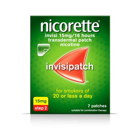 Nicorette Invisi 15 Mg/16 Saat Transdermal Flaster (7 Flaster)