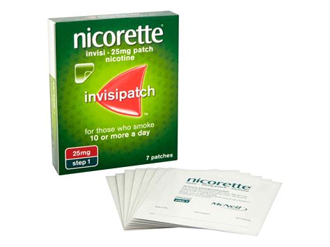 Nicorette Invisi 25 Mg/16 Saat Transdermal Flaster (7 Flaster)