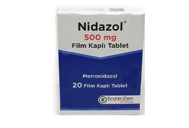 Nidazol 500 Mg Film Kapli Tablet (20 Tablet) Fiyatı
