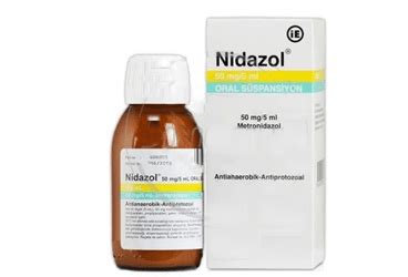 Nidazol 50mg/5ml Oral Suspansiyon