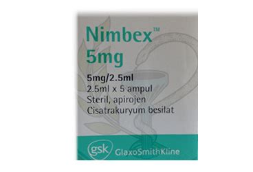 Nimbex 5 Mg/ 2.5 Ml Enjeksiyonluk Cozelti Fiyatı