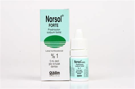 Norsol %1 Forte Goz Kulak Damlasi, Cozelti (5 Ml)