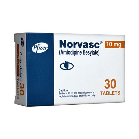Norvasc 10 Mg 30 Tablet