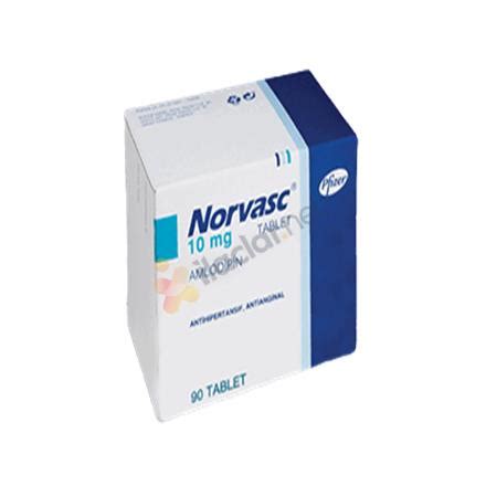 Norvasc 10 Mg 90 Tablet
