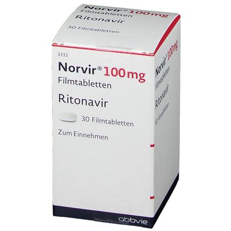 Norvir 100 Mg 30 Film Tablet
