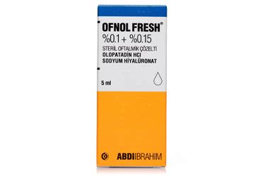 Ofnol Fresh Steril Oftalmik Cozelti (5ml)