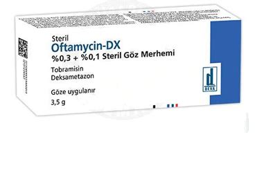 Oftamycin-dx %0,3+%0,1 Steril Goz Merhemi (3,5 G)