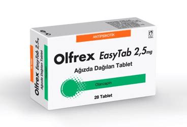 Olfrex Easy Tab 2.5 Mg 28 Agizda Dagilan Tablet Fiyatı