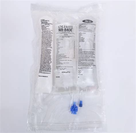 Olimel N9-840 Infuzyon Icin Aminoasit Cozeltisi.glikoz Cozeltisi Ve Lipid Emulsiyonu 1000 Ml Fiyatı