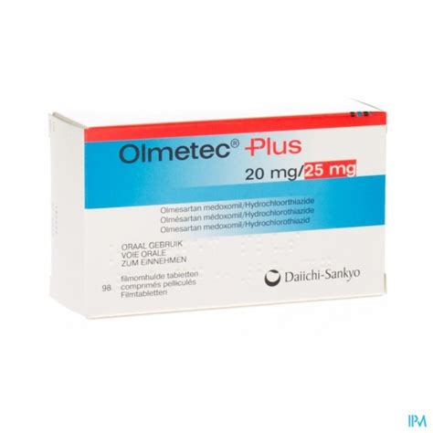 Olmetec Plus 20 Mg/25 Mg 28 Film Kapli Tablet Fiyatı