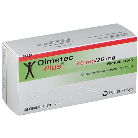 Olmetec Plus 40 Mg/25 Mg 28 Film Tablet