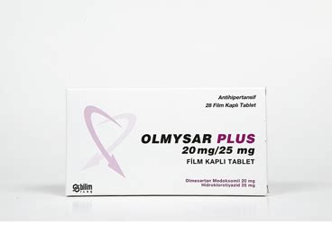 Olmysar Plus 20/25 Mg 84 Film Tablet Fiyatı