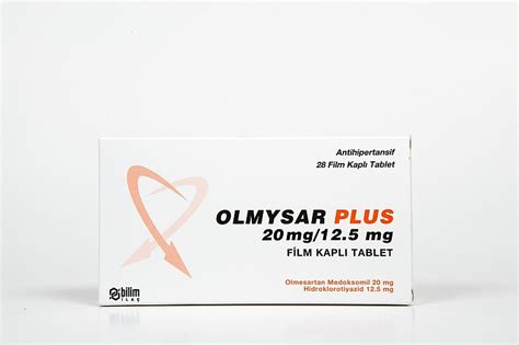 Olmysar Plus 20 Mg/12,5 Mg 28 Film Kapli Tablet