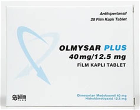 Olmysar Plus 40 Mg/12.5 Mg 28 Film Kapli Tablet Fiyatı
