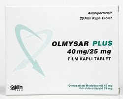 Olmysar Plus 40 Mg/25 Mg 28 Film Kapli Tablet Fiyatı