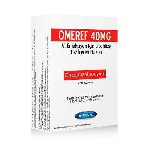 Omeref 40 Mg Iv Enjeksiyon Icin Liyofilize Toz Iceren Flakon