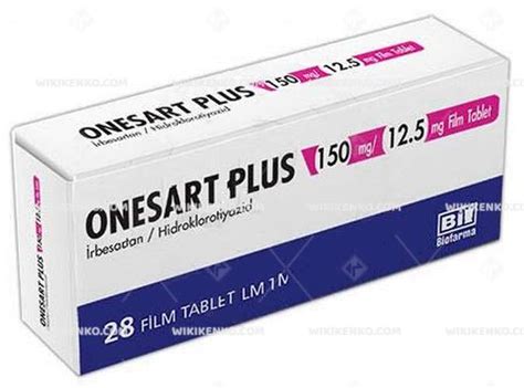 Onesart Plus 150 Mg/12,5 Mg 90 Film Tablet