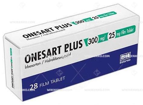 Onesart Plus 300 Mg /25 Mg 28 Film Tablet Fiyatı
