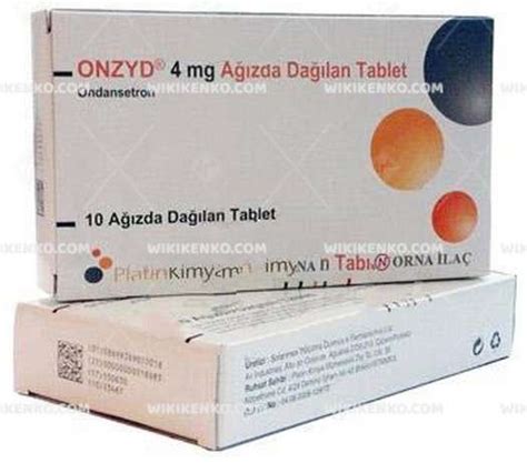 Onzyd 4 Mg Agizda Dagilan 10 Tablet