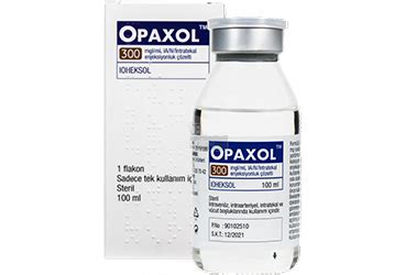 Opaxol 300 Mg I/ml Ia/iv/intratekal Enjeksiyonluk Cozelti (1x100ml)