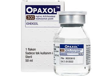Opaxol 300 Mg I/ml Ia/iv/intratekal Enjeksiyonluk Cozelti (1x50ml)