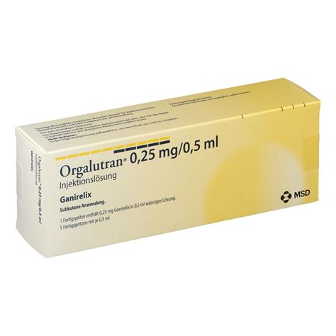 Orgalutran 0.25 Mg/0.5 Ml 1 Hazir Siringa Fiyatı
