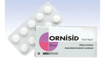Ornisid 250 Mg 20 Film Kapli Tablet