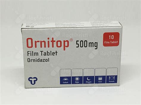 Ornitop 500 Mg 10 Film Tablet Fiyatı