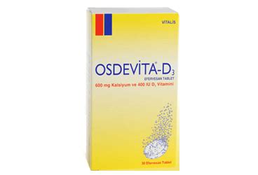 Osdevita-d3 30 Efervesan Tablet Fiyatı