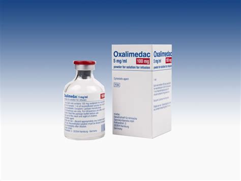 Oxalimedac 100 Mg/ 20 Ml Iv Inf. Icin Liyofilize Toz Iceren Flakon