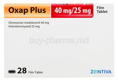 Oxap Plus 40/25 Mg 28 Tablet Fiyatı