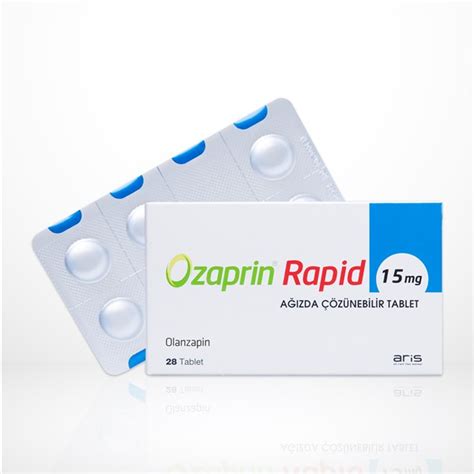 Ozaprin Rapid 15 Mg 28 Agizda Cozunebilir Tablet