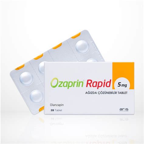 Ozaprin Rapid 5 Mg 28 Agizda Cozunebilir Tablet