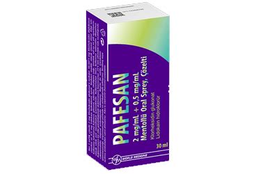 Pafesan 2 Mg/ml + 0,5 Mg/ml Mentollu Oral Sprey, Cozelti
