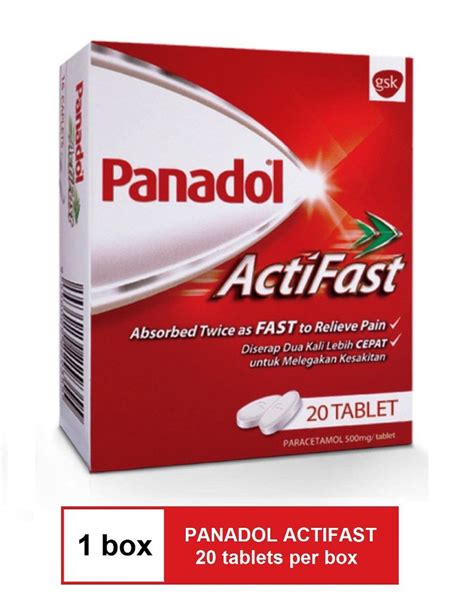 Panadol Actifast 500 Mg 20 Film Tablet Fiyatı