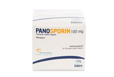 Panosporin 100 Mg 50 Yumusak Jelatin Kapsul